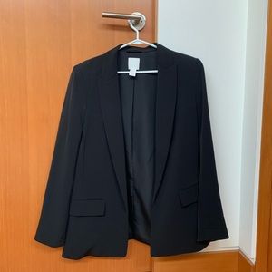 Women’s H&M Black Relaxed Fit Blazer Size 8